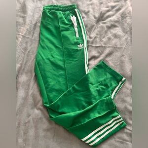 Adidas Men  Green Track Pants